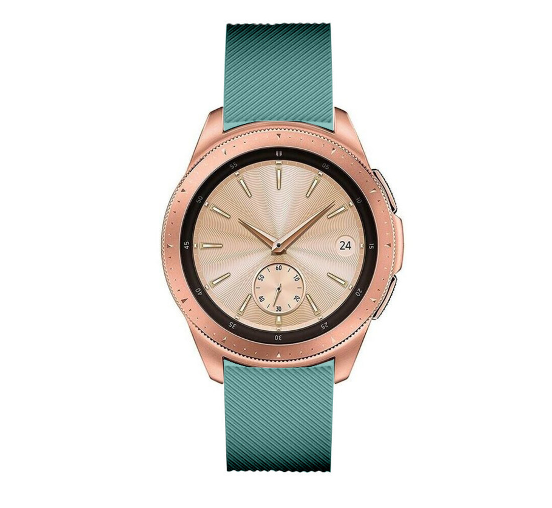 Strap-it® Strap-it Samsung Galaxy Watch siliconen bandje 42mm (dennengroen)