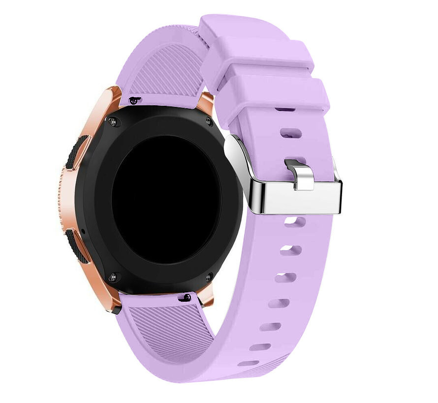 Samsung Galaxy Watch siliconen bandje 41mm / 42mm (lila) -  Smartwatchbanden.nl