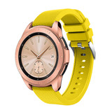 Strap-it® Samsung Galaxy Watch siliconen bandje 42mm (geel)