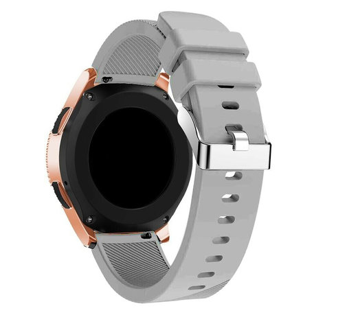 Strap-it® Strap-it Samsung Galaxy Watch siliconen bandje 42mm (grijs)