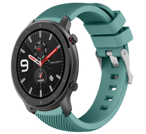 Strap-it® Strap-it Xiaomi Amazfit GTR silicone band (dennengroen)