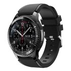 Strap-it® Strap-it Samsung Galaxy Watch siliconen bandje 46mm (zwart)