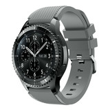 Strap-it® Samsung Galaxy Watch siliconen bandje 46mm (grijs)