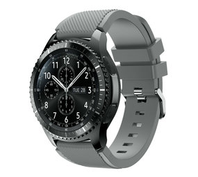 Strap-it® Samsung Galaxy Watch siliconen bandje 46mm (grijs)