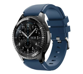 Strap-it® Samsung Galaxy Watch siliconen bandje 46mm (donkerblauw)