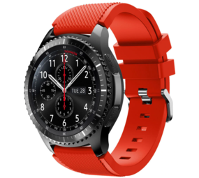 Strap-it® Samsung Galaxy Watch siliconen bandje 46mm (rood)