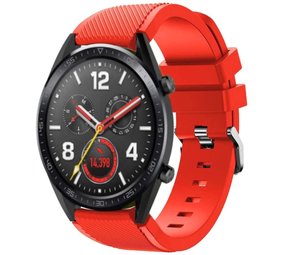 Strap-it® Huawei Watch GT 2 siliconen bandje (rood)