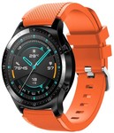 Strap-it® Strap-it Huawei Watch GT 2 siliconen bandje (oranje)