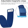 Strap-it® Strap-it Huawei Watch GT Milanese band (blauw) Strap-it® Strap-it Huawei Watch GT Milanese band (blauw)