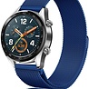 Strap-it® Strap-it Huawei Watch GT Milanese band (blauw) Strap-it® Strap-it Huawei Watch GT Milanese band (blauw)