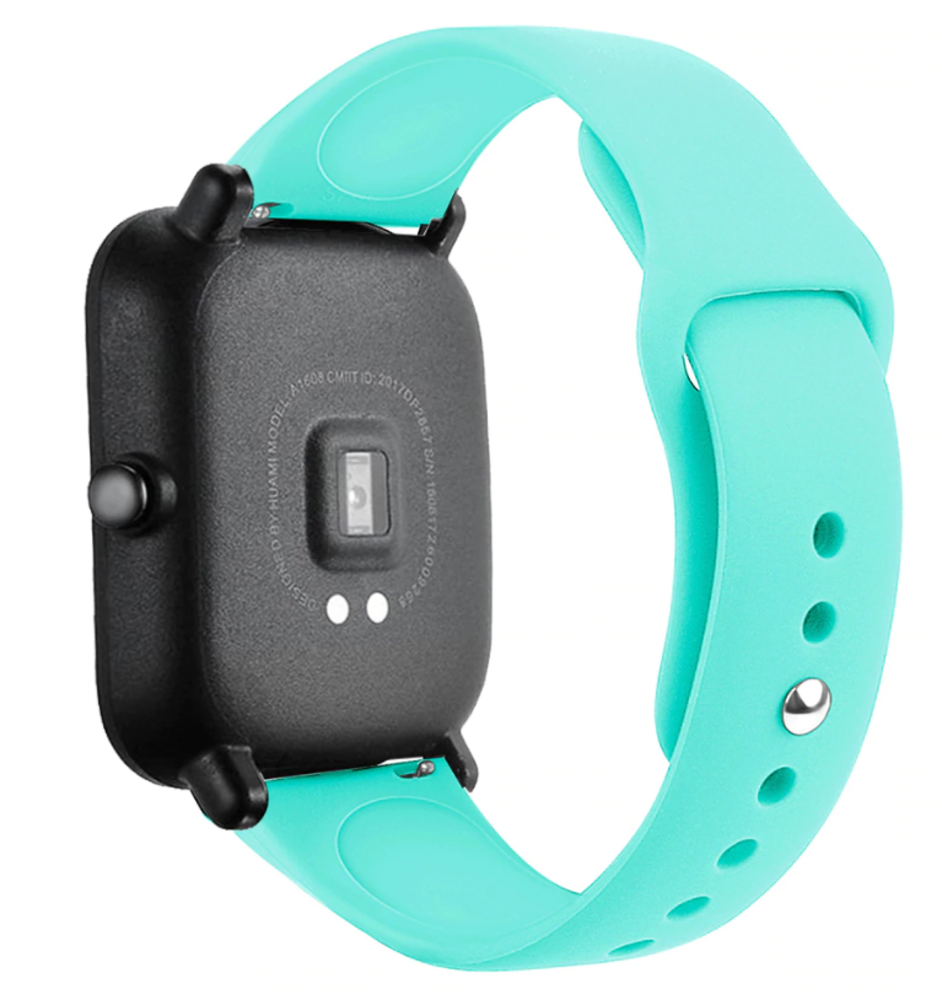 Strap-it® Strap-it Xiaomi Amazfit Bip sport band (aqua) Strap-it® Strap-it Xiaomi Amazfit Bip sport band (aqua)