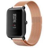 Strap-it® Xiaomi Amazfit Bip Milanese band (rosé goud)
