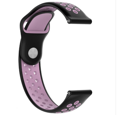 Strap-it® Strap-it Samsung Galaxy Watch Active sport band (zwart roze)