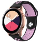 Strap-it® Strap-it Samsung Galaxy Watch Active sport band (zwart roze)