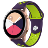 Strap-it® Samsung Galaxy Watch Active sport band (paars geel)