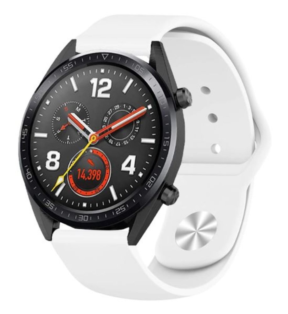 Strap-it® Strap-it Huawei Watch GT 2 sport band (wit)