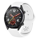 Strap-it® Huawei Watch GT 2 sport band (wit)