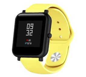 Strap-it® Xiaomi Amazfit Bip sport band (geel)