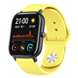 Strap-it® Xiaomi Amazfit GTS sport band (geel)