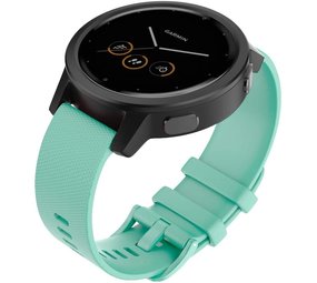 Strap-it® Garmin Vivomove 3s silicone band - 39mm - aqua