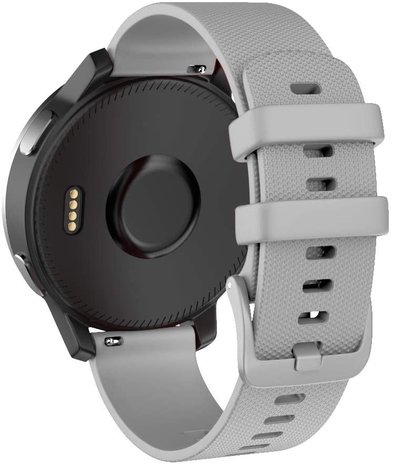 Strap-it® Strap-it Garmin Vivomove 3s silicone band - 39mm - grijs