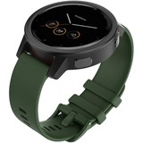 Strap-it® Garmin Vivomove 3s silicone band - 39mm - legergroen