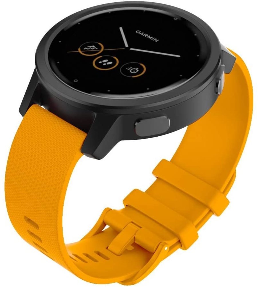 Strap-it® Strap-it Garmin Vivomove 3s silicone band - 39mm - oranje
