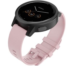 Strap-it® Garmin Vivomove 3s silicone band - 39mm - roze