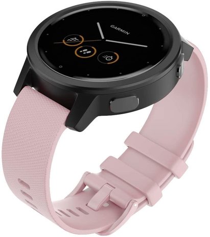 Strap-it® Strap-it Garmin Vivomove 3s silicone band - 39mm - roze