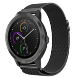 Strap-it® Garmin Vivomove 3s Milanese band - 39mm - zwart