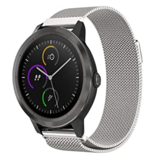 Strap-it® Garmin Vivomove 3s Milanese band - 39mm - zilver