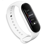 Strap-it® Xiaomi Mi Band 5 siliconen bandje (wit)