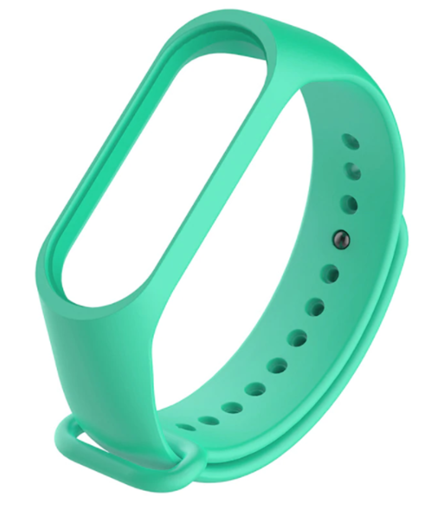 Strap-it® Strap-it Xiaomi Mi Band 3 / 4 siliconen bandje (aqua)