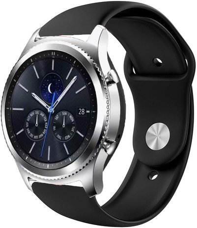 Strap-it® Strap-it Samsung Gear S3 sport band (zwart) Strap-it® Strap-it Samsung Gear S3 sport band (zwart)