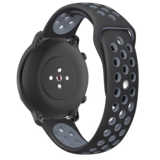 Strap-it® Garmin Vivomove 3s sport band - 39mm - zwart/grijs