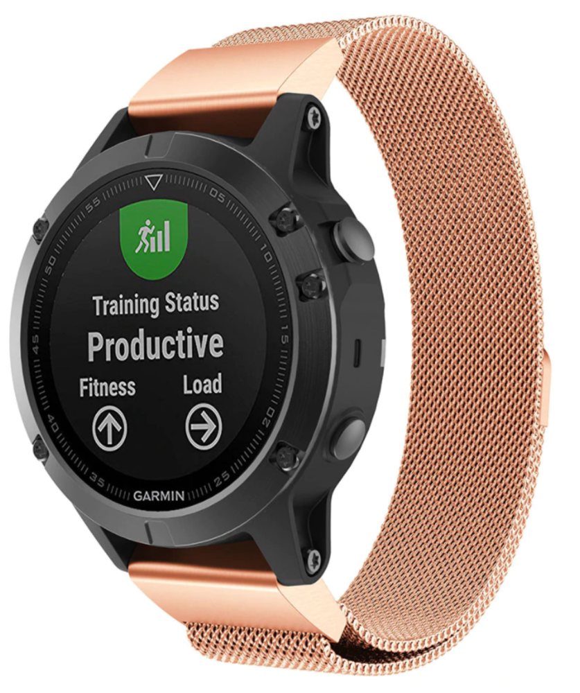 Fenix 5 rose gold garmin hotsell