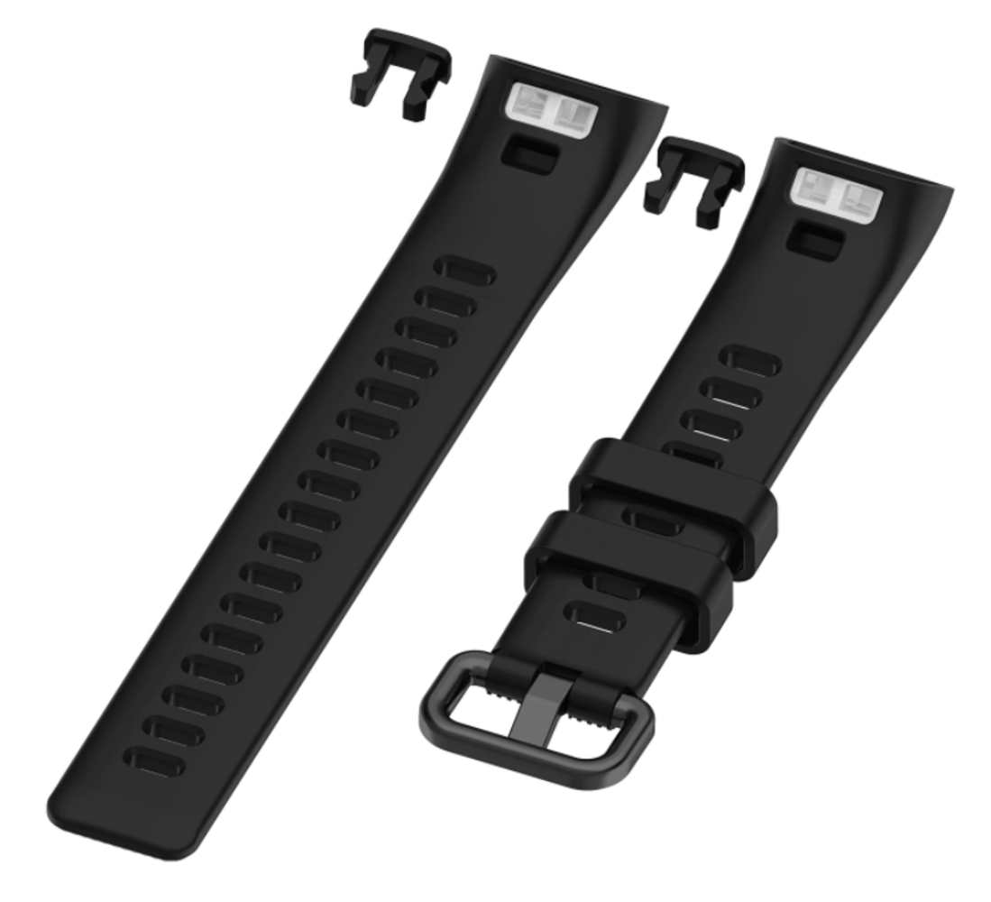 Strap-it® Strap-it Huawei band 3 / 4 Pro silicone band (zwart)