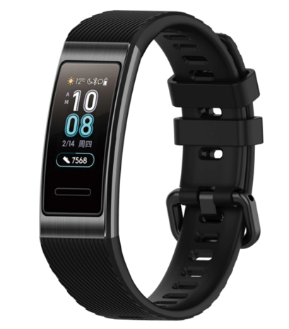 Strap-it® Strap-it Huawei band 3 / 4 Pro silicone band (zwart)