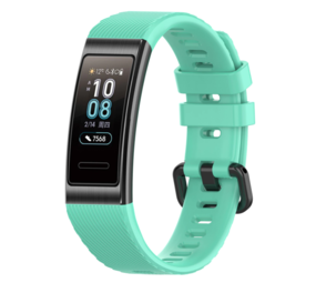 Strap-it® Huawei band 3 / 4 Pro silicone band (aqua)