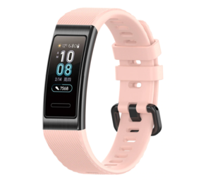 Strap-it® Huawei band 3 / 4 Pro silicone band (roze)