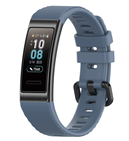 Strap-it® Strap-it Huawei band 3 / 4 Pro silicone band (grijsblauw)