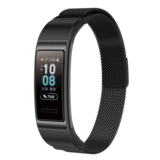 Strap-it® Huawei band 3 / 4 Pro Milanese band (zwart)