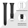 Strap-it® Strap-it Garmin Vivomove 3s leren bandje - 39mm - zwart Strap-it® Strap-it Garmin Vivomove 3s leren bandje - 39mm - zwart