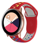 Strap-it® Strap-it Samsung Galaxy Watch Active sport band (kleurrijk rood)