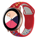 Strap-it® Samsung Galaxy Watch Active sport band (kleurrijk rood) Strap-it® Samsung Galaxy Watch Active sport band (kleurrijk rood)