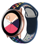 Strap-it® Strap-it Samsung Galaxy Watch Active sport band (kleurrijk donkerblauw)