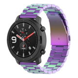 Strap-it® Xiaomi Amazfit GTR stalen band (regenboog)