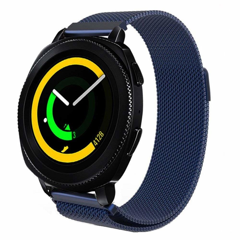 Strap-it® Strap-it Samsung Gear Sport Milanese band (blauw)