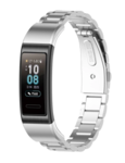 Strap-it® Strap-it Huawei band 3 / 4 Pro stalen band (zilver)