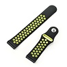 Strap-it® Strap-it Garmin Forerunner 245 / 645 sport band (zwart/geel) Strap-it® Strap-it Garmin Forerunner 245 / 645 sport band (zwart/geel)